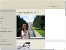 Tablet Screenshot of annespeckhard.com